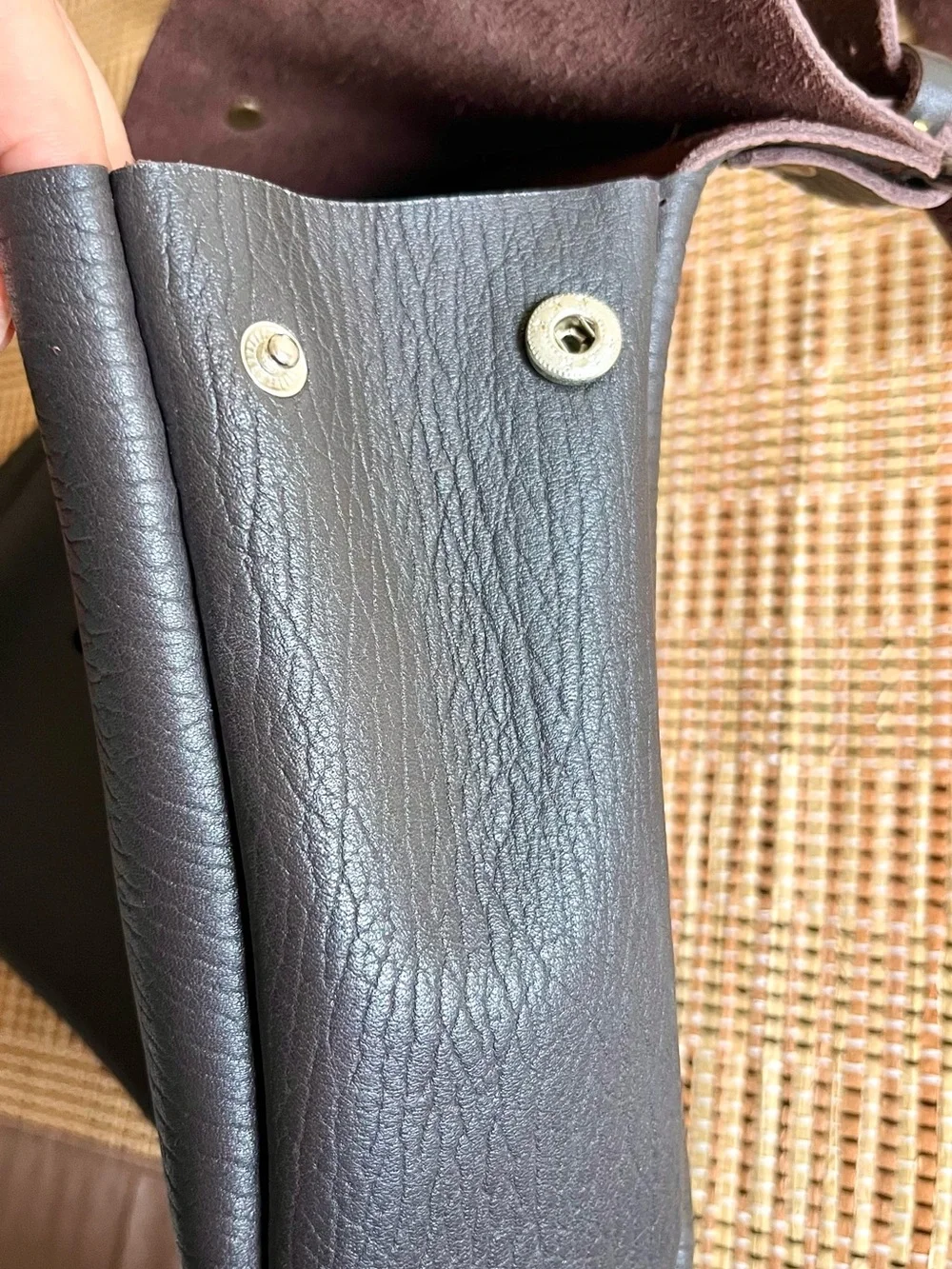 Everyday Pebbled Leather Crossbody Bag - Dark Brown Brand New - Picture 10 of 17